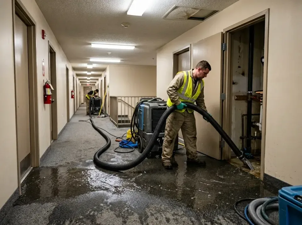 multi-unit-apartment-hallway-f-005 — frequently asked questions, Emergency Burst Pipe Water Extraction & Removal in Blasdell…
